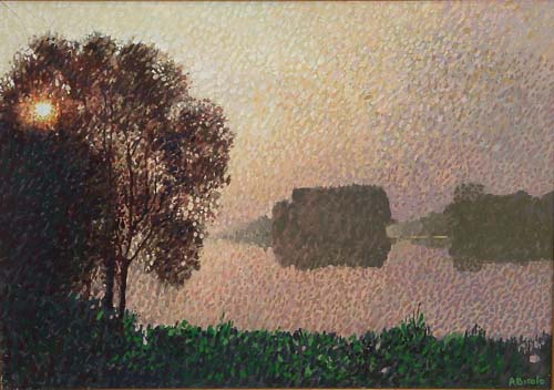 Crepuscolo sul fiume