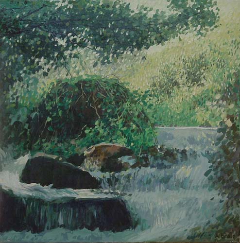 La roggia tra il fogliame