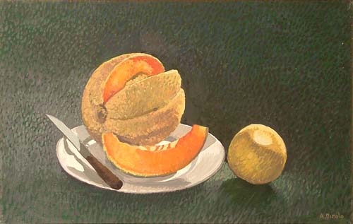Piatto con melone