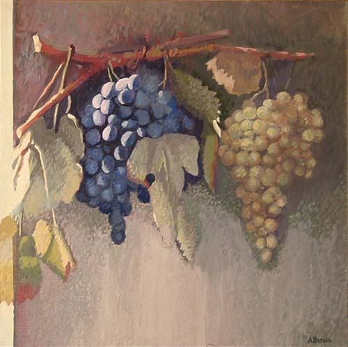 Uva bianca e uva nera