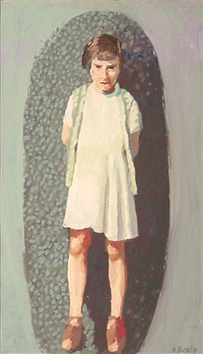 Bambina in bianco
