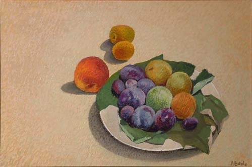 Piatto con frutta
